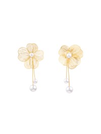 Flower Pearl Earrings
