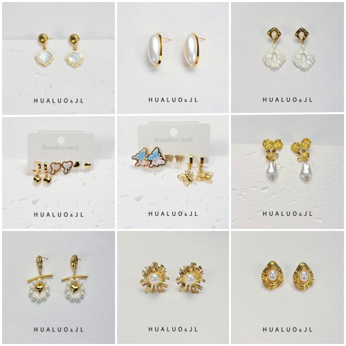 18k Earrings set
