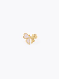 bowknot diamonds earrings
