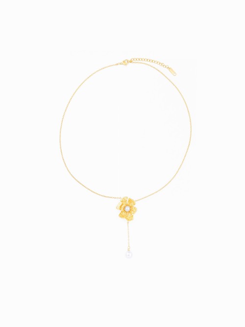 flower-pearl bracelet