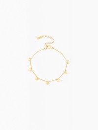 Love and gold bracelets