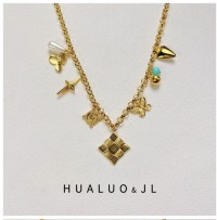 18k gold plated, necklace