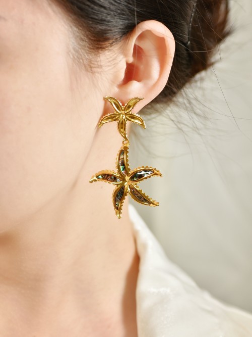 Flower earrings