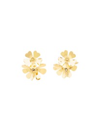 flower 18k gold electroplated