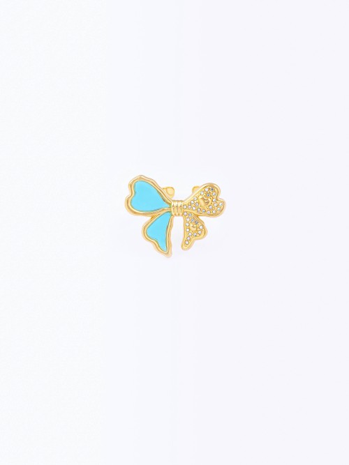 bowknot diamonds earrings