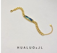 18k gold, Stainless Steel Bracelet